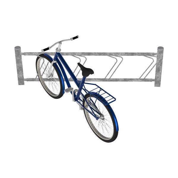 Cykelparkering til ethvert behov | Cykelstativer til skråparkering | Falco-DK - enkeltsidet cykelstativ, skråparkering | image #1 |  