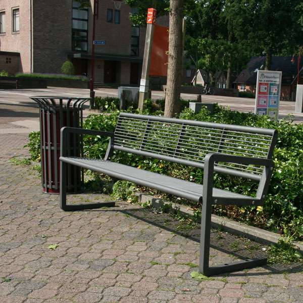 Gademøbler | Bænke | FalcoNine stålbænk | image #3 |  