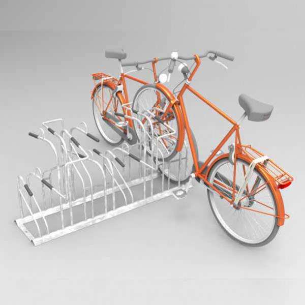 Cykelparkering til ethvert behov | Cykelstativer | Falco-ideal 2.0 dobbeltsidet cykelstativ | image #3 |  FalcoIdeal-2.0-dobbeltsidet-cykelstativ-giver-cyklen-en-ideel-støtte