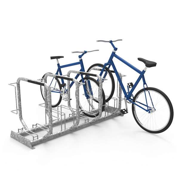 Cykelparkering til ethvert behov | Cykelstativer | FalcoFida dobbeltsidet cykelparkering | image #1 |  FalcoFida-dobbeltsidet-cykelparkering