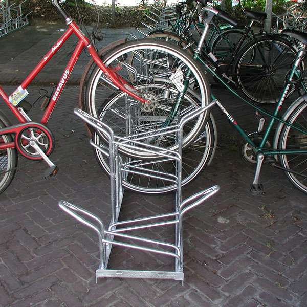Cykelparkering til ethvert behov | Cykelstativer | FalcoSound dobbeltsidet cykelstativ | image #2 |  