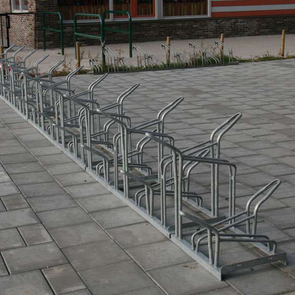 Cykelparkering til ethvert behov | Cykelstativer | FalcoSound dobbeltsidet cykelstativ | image #3 |  
