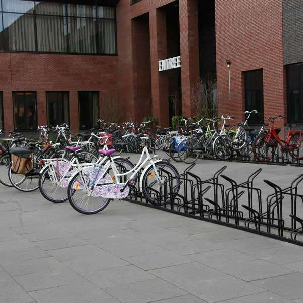 Cykelparkering til ethvert behov | Cykelstativer | FalcoSound dobbeltsidet cykelstativ | image #7 |  