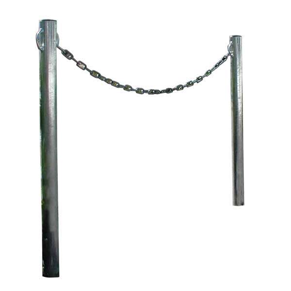 Pullerter | Pullerter i stål | Pullert med kæde | image #1 |  