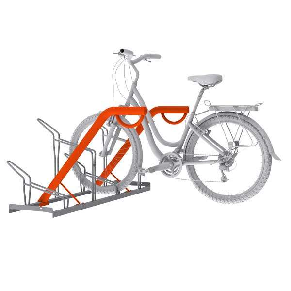 Cykelparkering til ethvert behov | Cykelstativer | FalcoSound cykelstativ med fastlåsningspæl | image #4 |  
