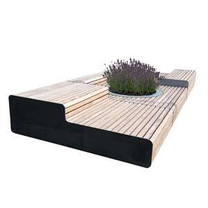 Gademøbler | Plantekummer | FalcoLinea XXL modul bænk | image #1