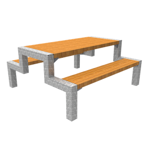 Gademøbler | Bordbænkesæt og borde | FalcoBloc bord-/bænkesæt | image #1| FalcoBloc-bord-/bænkesæt